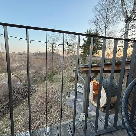 Fuxbau Design-ferienhaus Im Harz Mit Sauna Und Kamin Holiday home Thale