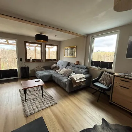 Fuxbau Design-ferienhaus Im Harz Mit Sauna Und Kamin Holiday home Thale