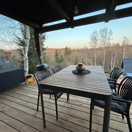 Fuxbau Design-ferienhaus Im Harz Mit Sauna Und Kamin * Thale