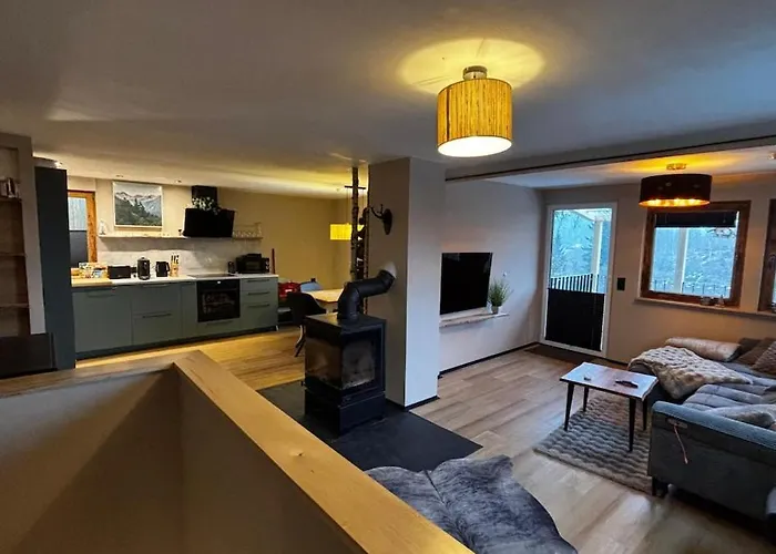 بيت للعطل Fuxbau Design-ferienhaus Im Harz Mit Sauna Und Kamin